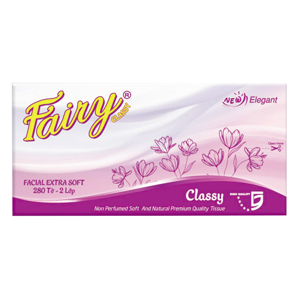 Khăn Giấy Rút Fairy 2 Lớp 280 Tờ