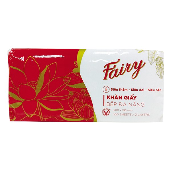 Giấy Bếp Đa Năng Fairy 100 Tờ