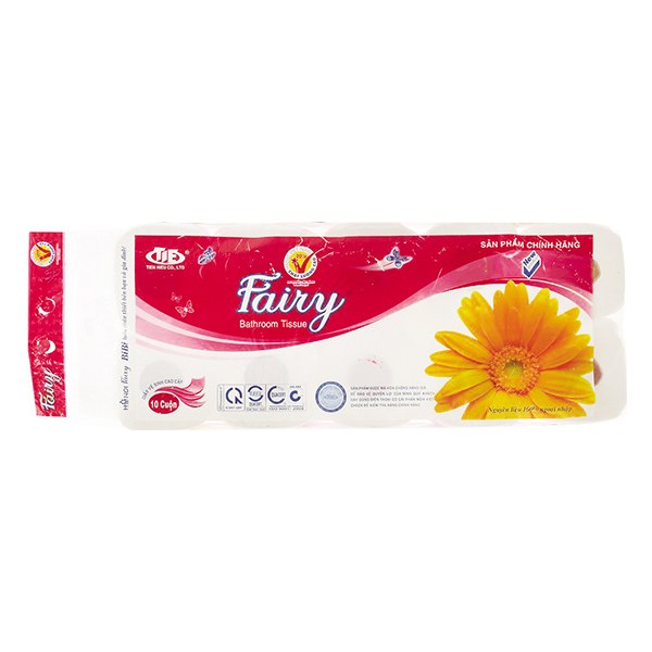Lốc 10 Cuộn Giấy Vệ Sinh Fairy 3 Lớp