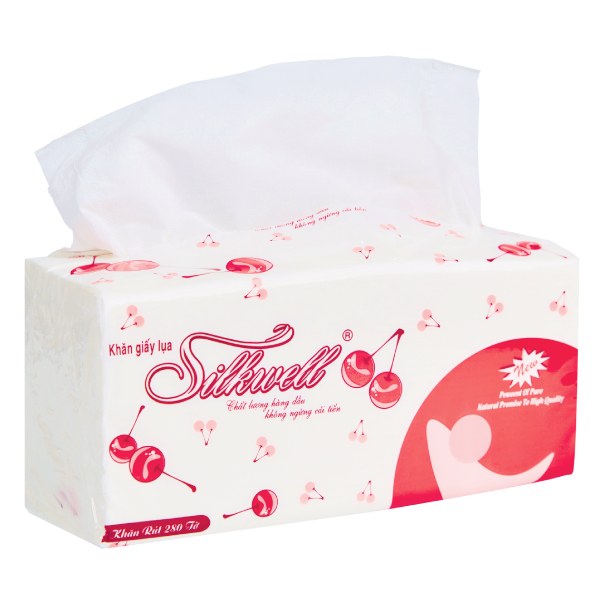 Khăn Giấy Rút Lụa Silkwell 280 Tờ
