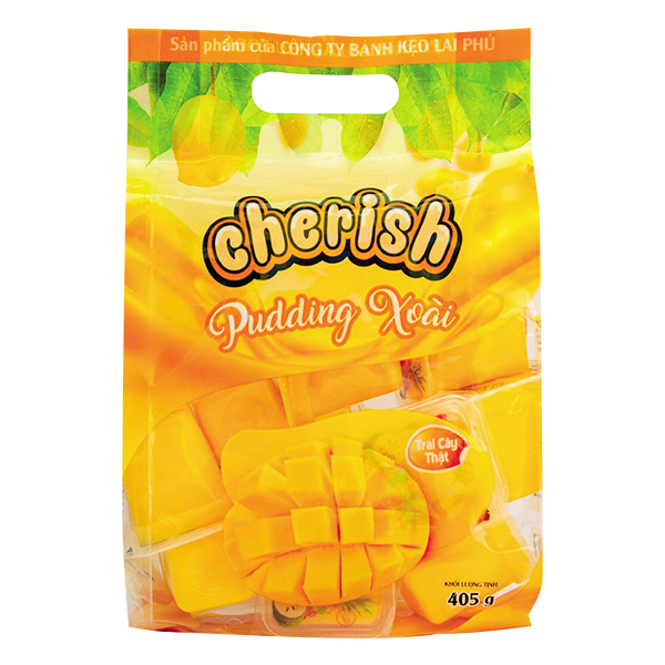 Thạch Rau Câu Cherish Xoài Túi 405G