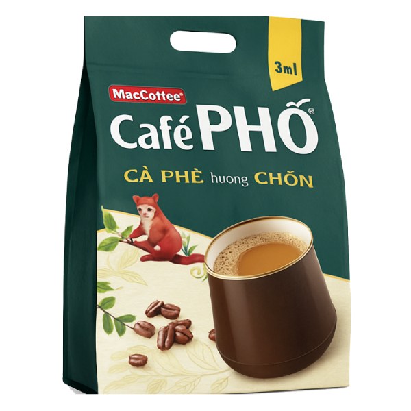 Cà Phê MacCoffee Cafe Phố Hương Chồn Túi 480G