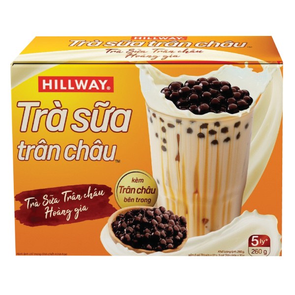 Trà Sữa Hillway Trân Châu Hoàng Gia Hộp 260G
