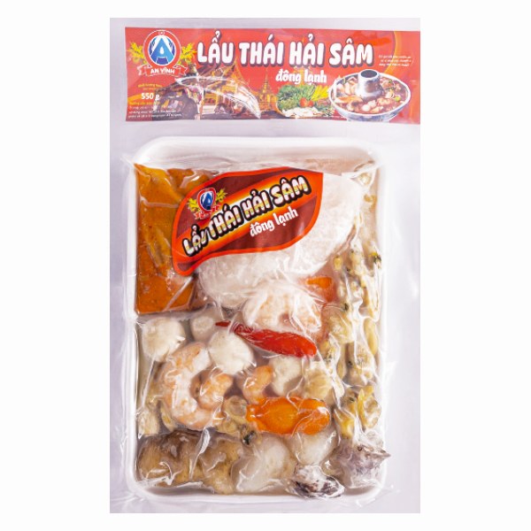 Lẩu Thái Hải Sâm Đông Lạnh An Vĩnh Gói 550G