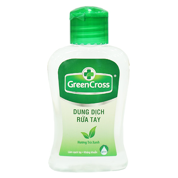 Dung Dịch Rửa Tay Green Cross Trà Xanh 100Ml