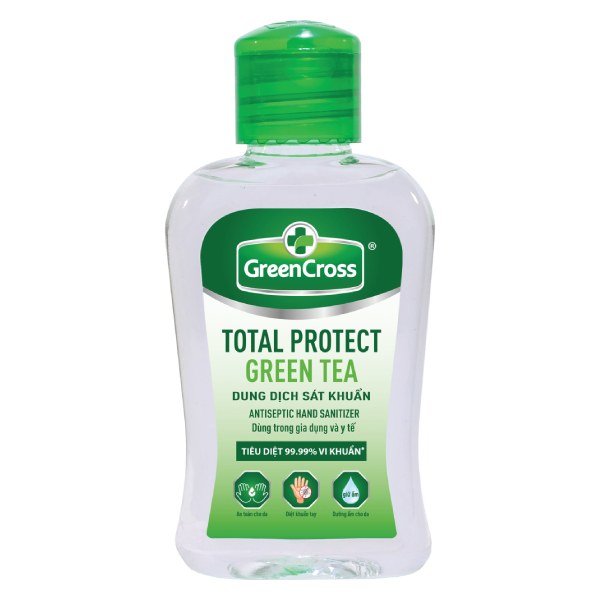 Dung Dịch Rửa Tay Green Cross Trà Xanh 100Ml