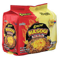 Lốc 5 Mì Koreno Bò Xào Phô Mai Cay Gói 100G