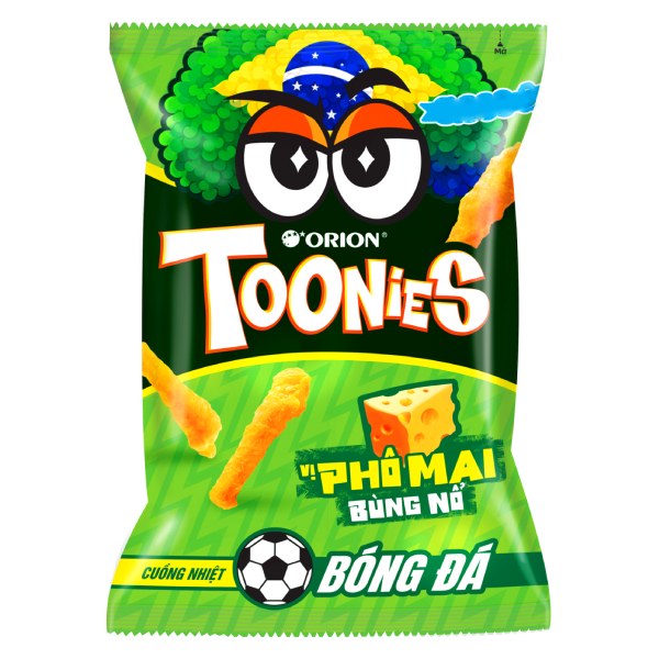 Snack Toonies Vị Phô Mai Bùng Nổ Gói 100G