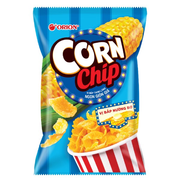 Snack Corn Chip Vị Bắp Nướng Bơ Gói 100G