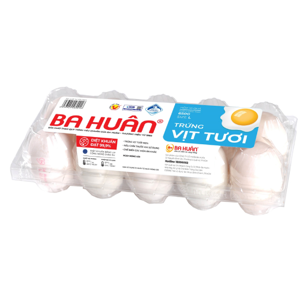 Hộp 10 Trứng Vịt Ba Huân