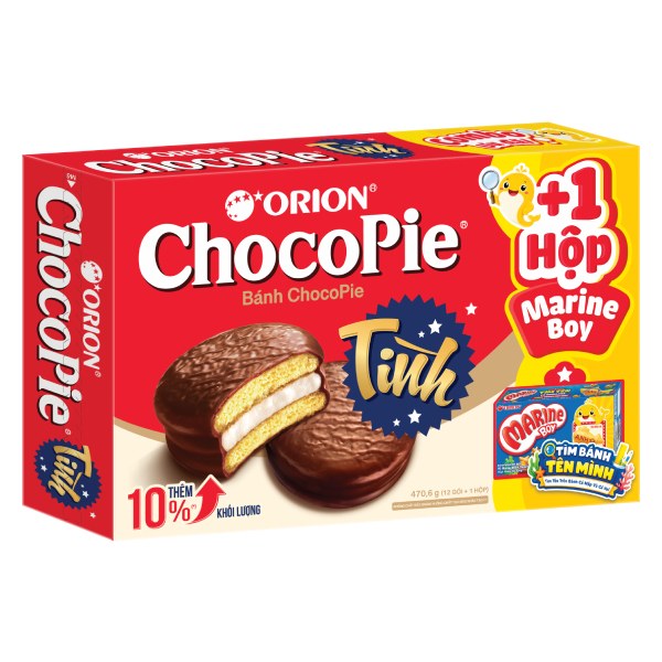 Bánh Chocopie Và Marine Boy Rong Biển Hộp 470.6G