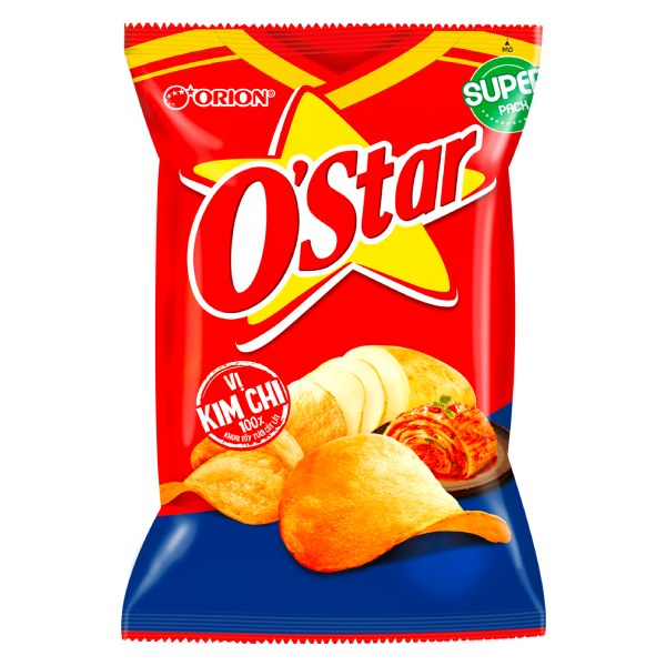 Snack O'Star Vị Kim Chi 90G