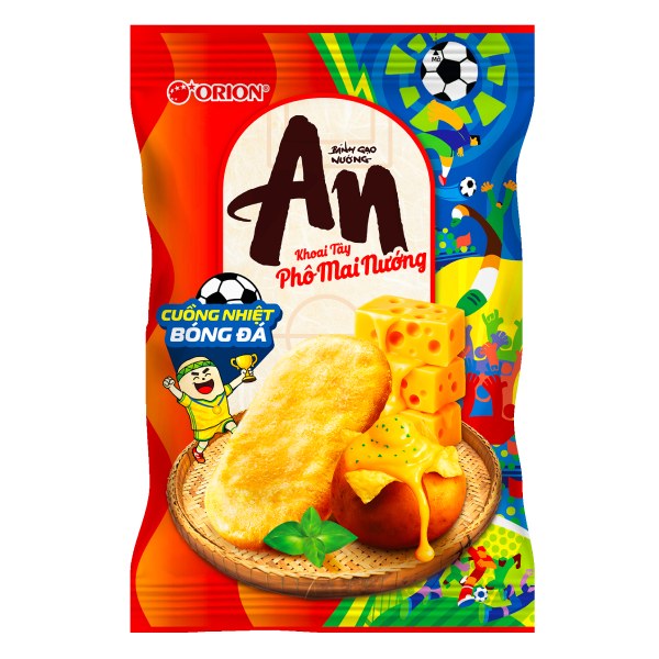 Bánh Gạo An Vị Khoai Tây Phô Mai Gói 100.8G