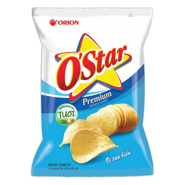 Snack O'Star Tảo Biển Gói 152G