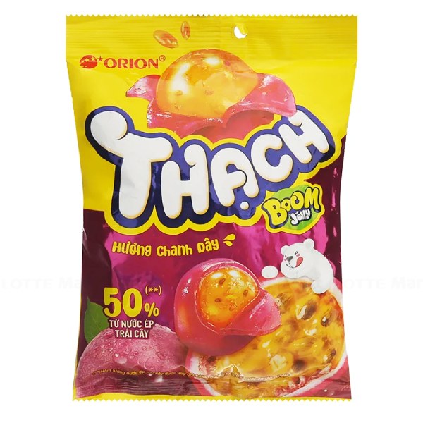 Kẹo Dẻo Boom Thạch Chanh Dây 52G