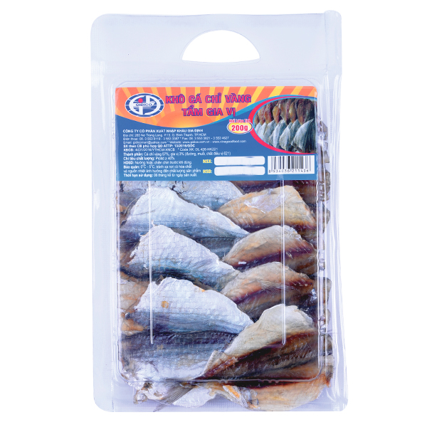 Khô Cá Chỉ Vàng Tẩm Gia Vị Gia Định 200G