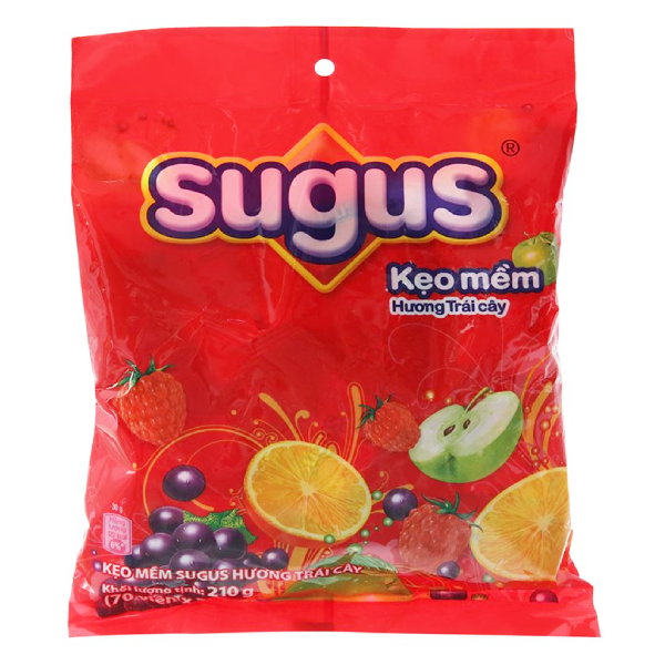 Kẹo Mềm Sugus Hương Trái Cây 210G