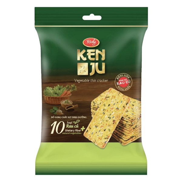 (Only Emartmall) Bánh Quy Richy Kenju Vị Rau Củ Gói 192G