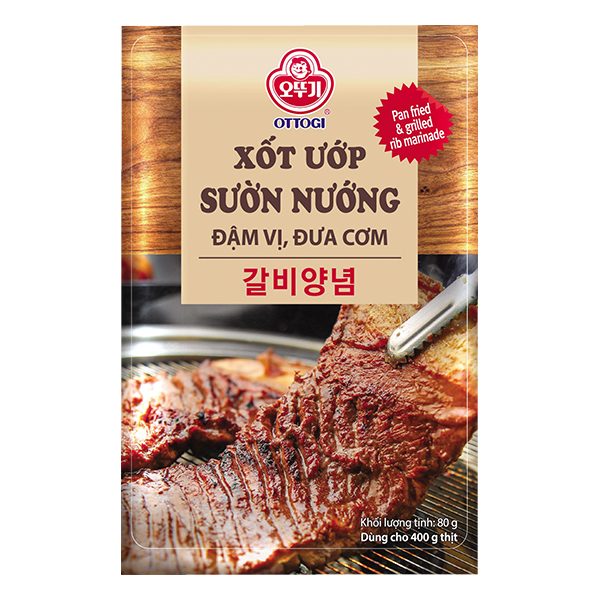 Sốt Ướp Sườn Nướng Ottogi Gói 80G