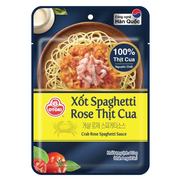 Xốt Spaghetti Otoki Rose Thịt Cua Gói 110G