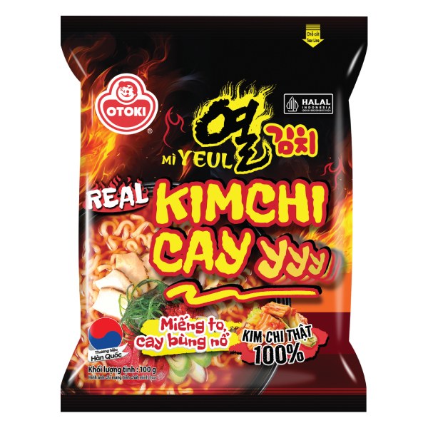 Mì Otoki Yeul Kim Chi Cay Gói 100G