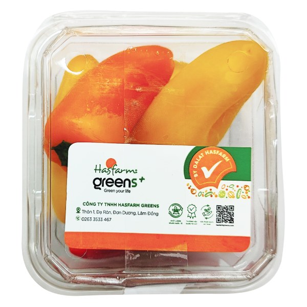 Ớt Chuông Trái Cây Hasfarm Green+ 150G