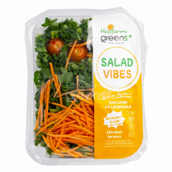 Xà Lách Kale Ăn Liền Hasfarm Green+ 150G