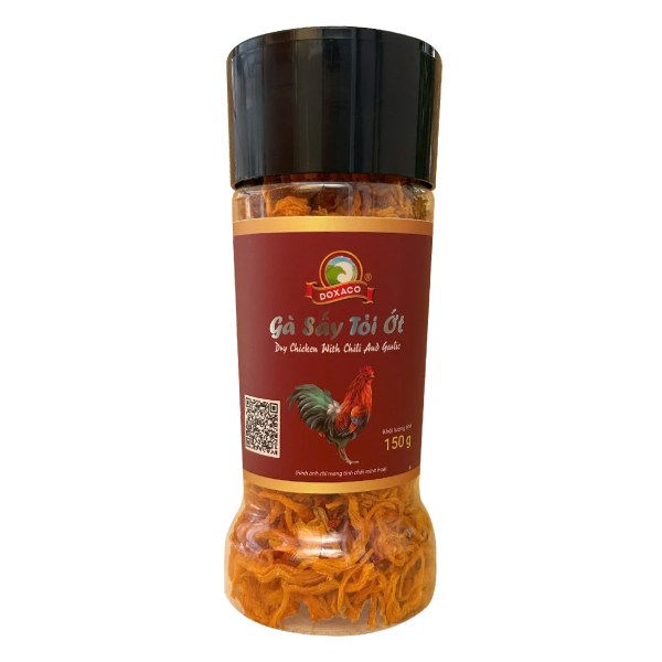 Khô Gà Sấy Tỏi Ớt Doxaco Hộp 150G