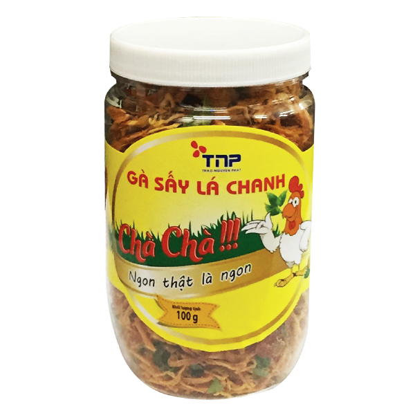 Khô Gà Sấy Lá Chanh Chà Chà 100G