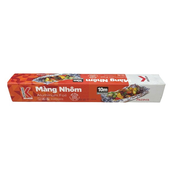 Màng Nhôm Thực Phẩm Kokusai 10 Miếng*30Cm