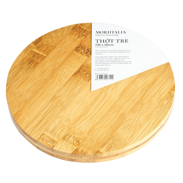 Thớt Tre Tròn Moriitalia 23Cm