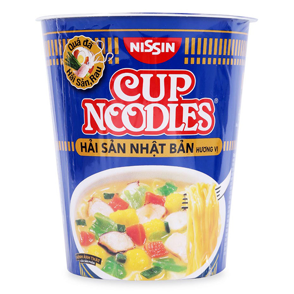 Mì Ly Nissin Vị Hải Sản Nhật Bản 67G
