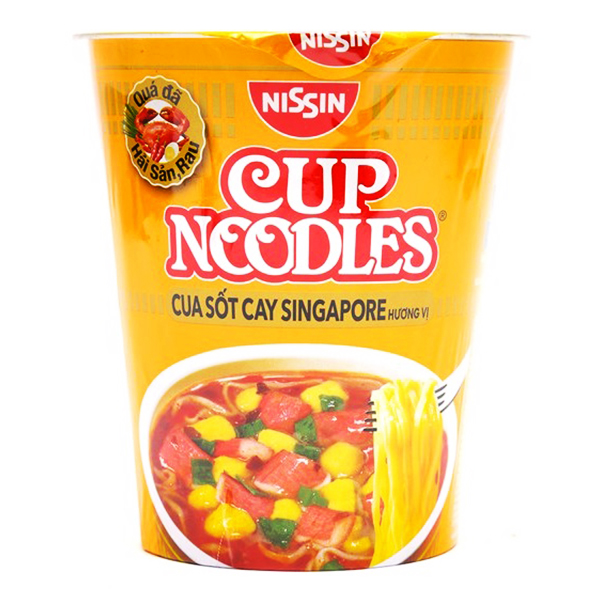 Mì Ly Nissin Vị Cua Sốt Cay 71G