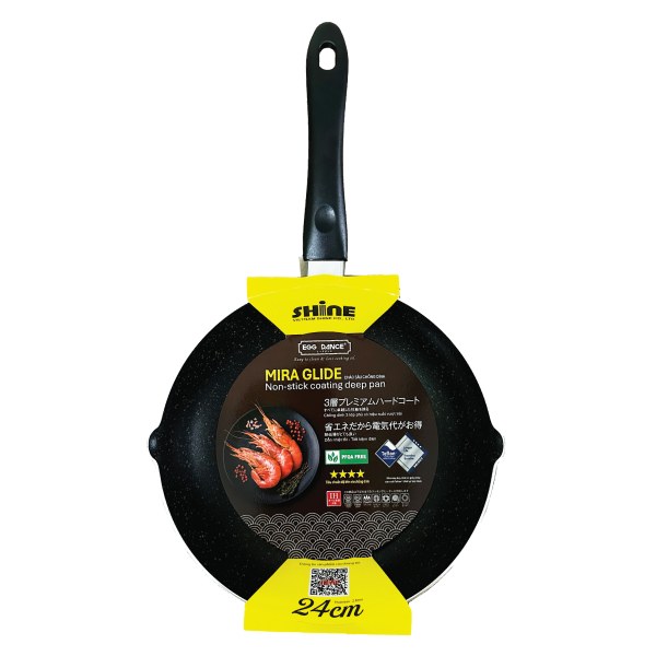 Chảo Sâu Chống Dính Egg Dance Mira Glide 24Cm