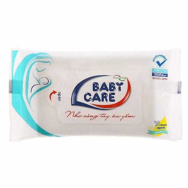 Khăn Ướt Baby Care Không Hương 10 Tờ