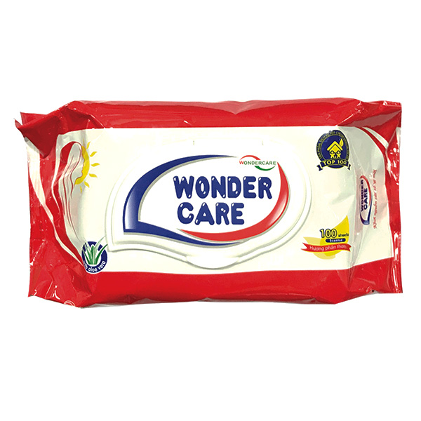 Khăn Ướt Wonder Care 100 Miếng