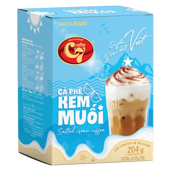 Cà Phê Kem Muối C7 Hộp 12 Gói*17G