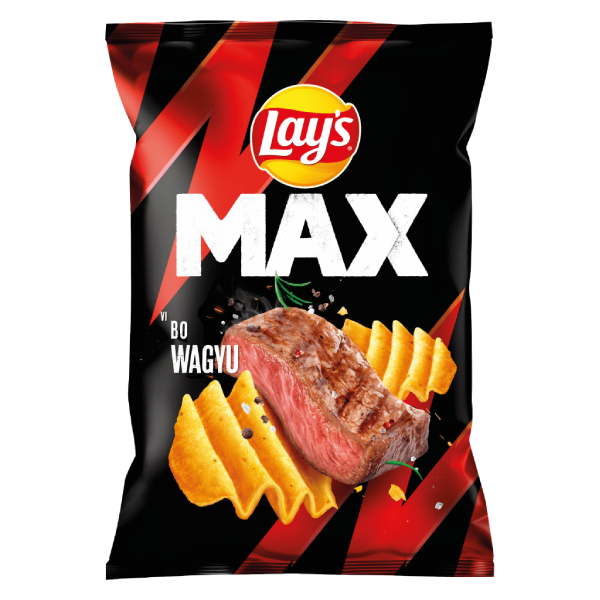 Snack Khoai Tây Lay's Max Bò Wagyu Gói 125G