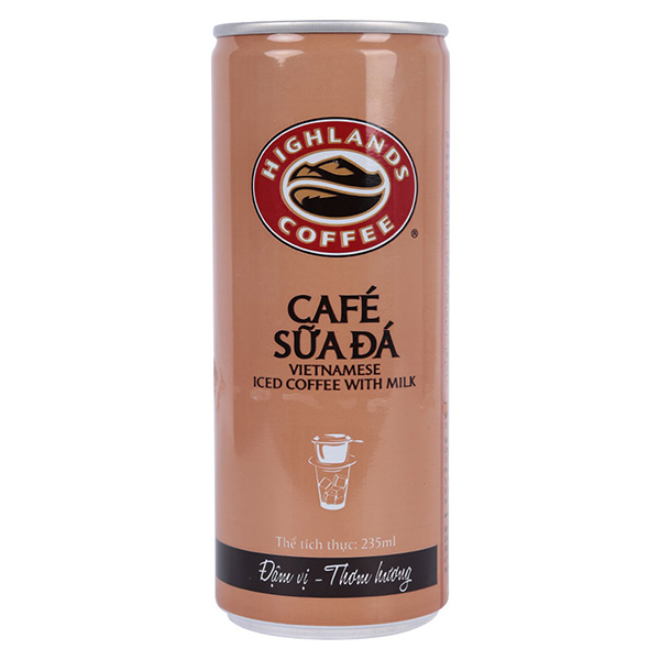 Cà Phê Sữa Đá Highlands Lon 235Ml