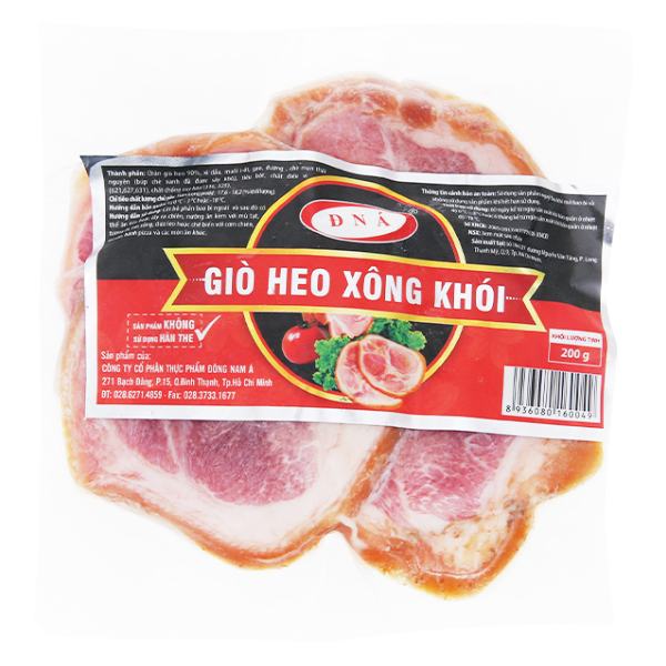 Giò Heo Xông Khói Cắt Lát Đông Nam Á Gói 200G