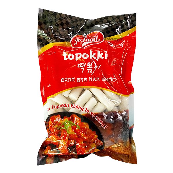 Bánh Gạo Hàn Quốc Jo Food Sốt Truyền Thống Gói 500G