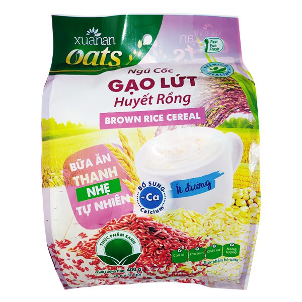 Ngũ Cốc Gạo Lứt Huyết Rồng Xuân An 400G