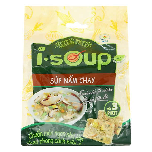 Súp Nấm Chay Ăn Liền NFC I-Soup Gói 50G
