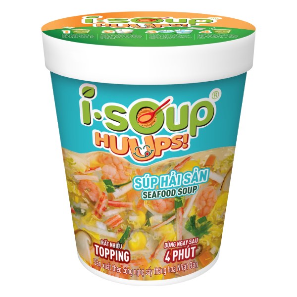 Súp I-Soup Huups Hải Sản Ly 14G 