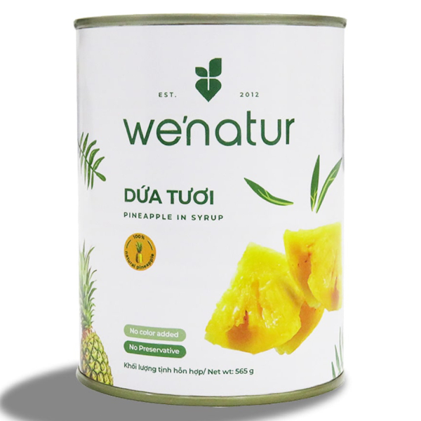 Dứa Tươi Wenatur Lon 565G