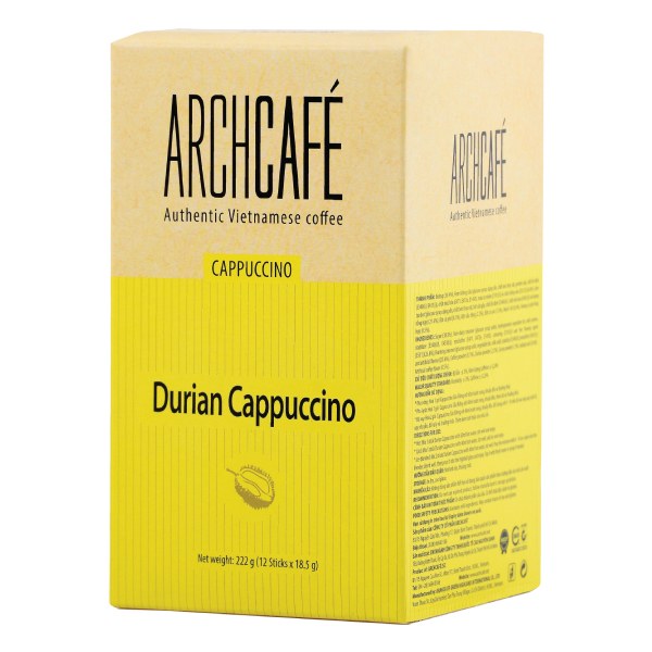 Cà Phê Hòa Tan Archcafé Cappuccino Vị Sầu Riêng Hộp 12 Gói*18.5G