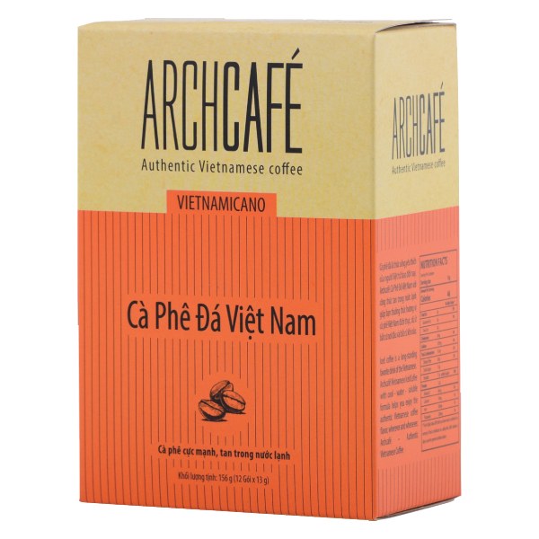 Cà Phê Hòa Tan Archcafé Vị Cà Phê Đá Việt Nam Hộp 12 Gói*13G