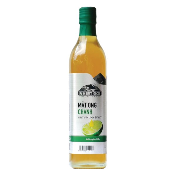 Mật Ong Zemlya Chanh Rừng Nhiệt Đới Chai 730G