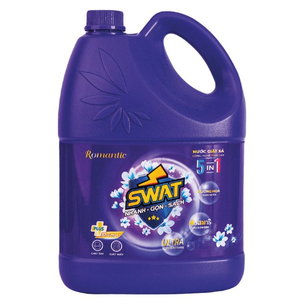 Nước Giặt Xả Swat Romantic Bình 3.8Kg