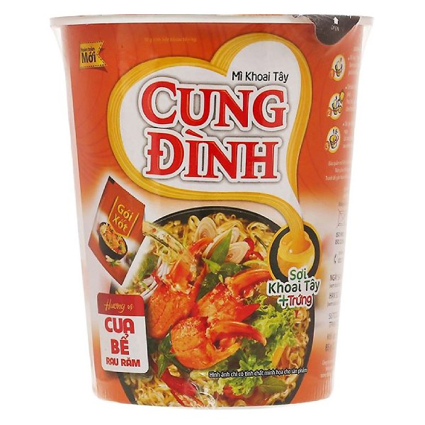 Mì Ly Cung Đình Cua Bể Rau Răm 65G